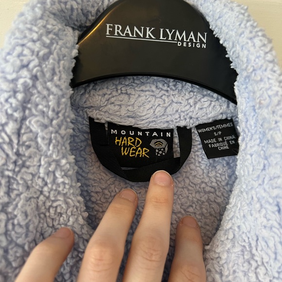 Mountain Hardwear Fleece Jacket Lavender/Arctic Blue Color - Picture 3 of 9